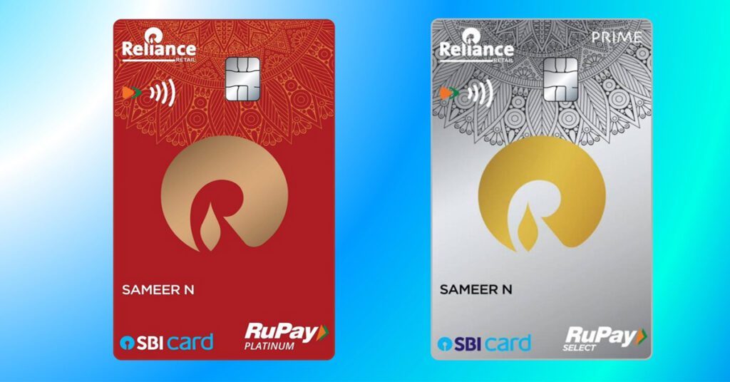 Reliance SBI Credit Cards